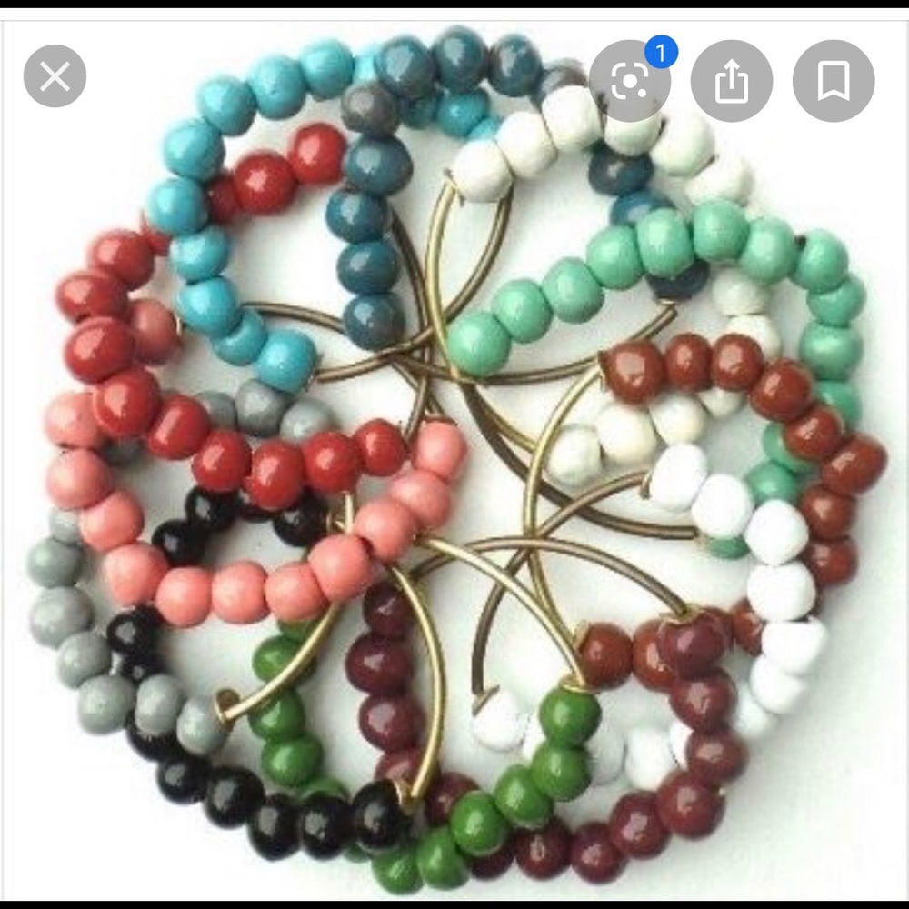 2 for $15 All handmade stretchy bracelets